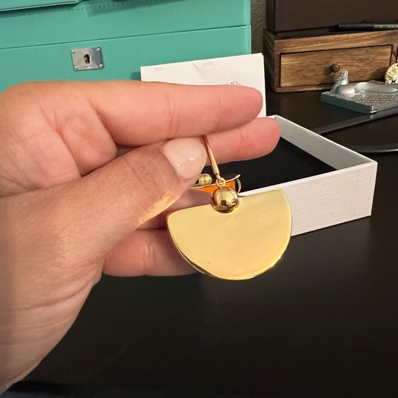 Celine Phoebe Philo Half Moon Drop Earrings - Picture 4 of 4